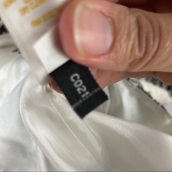 Kate Spade White & Black Lola Lace Silk Dress - Picture 9 of 10